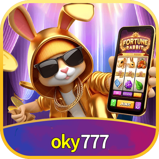 Imagem promocional da oky777 mostrando a plataforma e suas vantagens